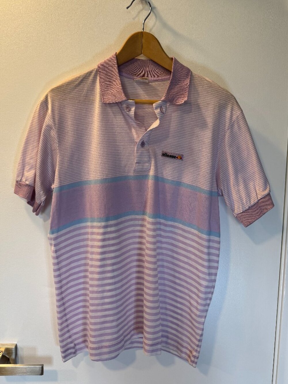 Vintage 1990's Ellesse Tennis Polo Mens Medium (40) Made in Italy